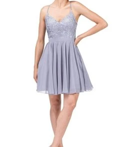 Dancing Queen - 3088 Lace Embroidered Beaded Applique Cocktail Dress Cocktail Dresses 21 Dancing Queen - 3088 Lace Embroidered Beaded Applique Cocktail Dress Cocktail Dresses