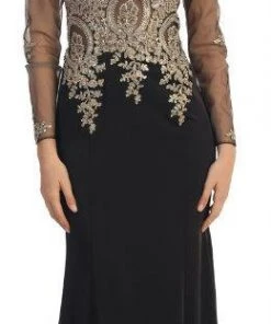 Dancing Queen - 8999 Illusion Dress With Beaded Lace Applique And Sleeves 7 Dancing Queen - 8999 Illusion Dress With Beaded Lace Applique And Sleeves