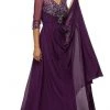 Formal Gowns Dancing Queen - Bejeweled Illusion V-Neck Evening Gown 8855 - 1 Pc Navy In Size M Available 2 Formal Gowns Dancing Queen - Bejeweled Illusion V-Neck Evening Gown 8855 - 1 Pc Navy In Size M Available