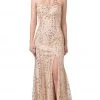 Dancing Queen - Illusion Halter Glitter Evening Gown 2618 - 1 Pc Gold In Size S Available 2 Dancing Queen - Illusion Halter Glitter Evening Gown 2618 - 1 Pc Gold In Size S Available