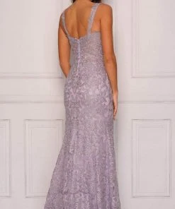 Dave & Johnny A10076 - Fully Embellished Scalloped Hem Prom Dress Formal Gowns