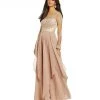Formal Gowns Decode 1.8 - 182825 Illusion Long Sleeve Layered Chiffon Dress - 1 Pc. Mauve In Size 4 Available 1 Formal Gowns Decode 1.8 - 182825 Illusion Long Sleeve Layered Chiffon Dress - 1 Pc. Mauve In Size 4 Available