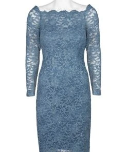 Decode 1.8 - 183762 Long Sleeve Off Shoulder Floral Lace Dress