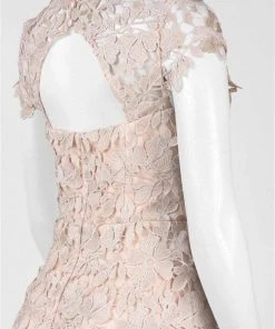 Decode 1.8 - 183974 Floral Lace Mermaid Chiffon Dress