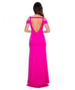 Formal Gowns Decode 1.8 - 184061 Cold Shoulder Sweetheart Jersey Evening Dress