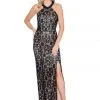 Decode 1.8 - 184400 Sequined Halter Dress With Back Cutouts Formal Gowns 1 Decode 1.8 - 184400 Sequined Halter Dress With Back Cutouts Formal Gowns