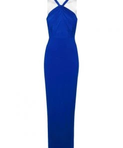 Formal Gowns Decode 1.8 - 184469 Halter Neck Flutter Jersey Column Dress 9 Formal Gowns Decode 1.8 - 184469 Halter Neck Flutter Jersey Column Dress