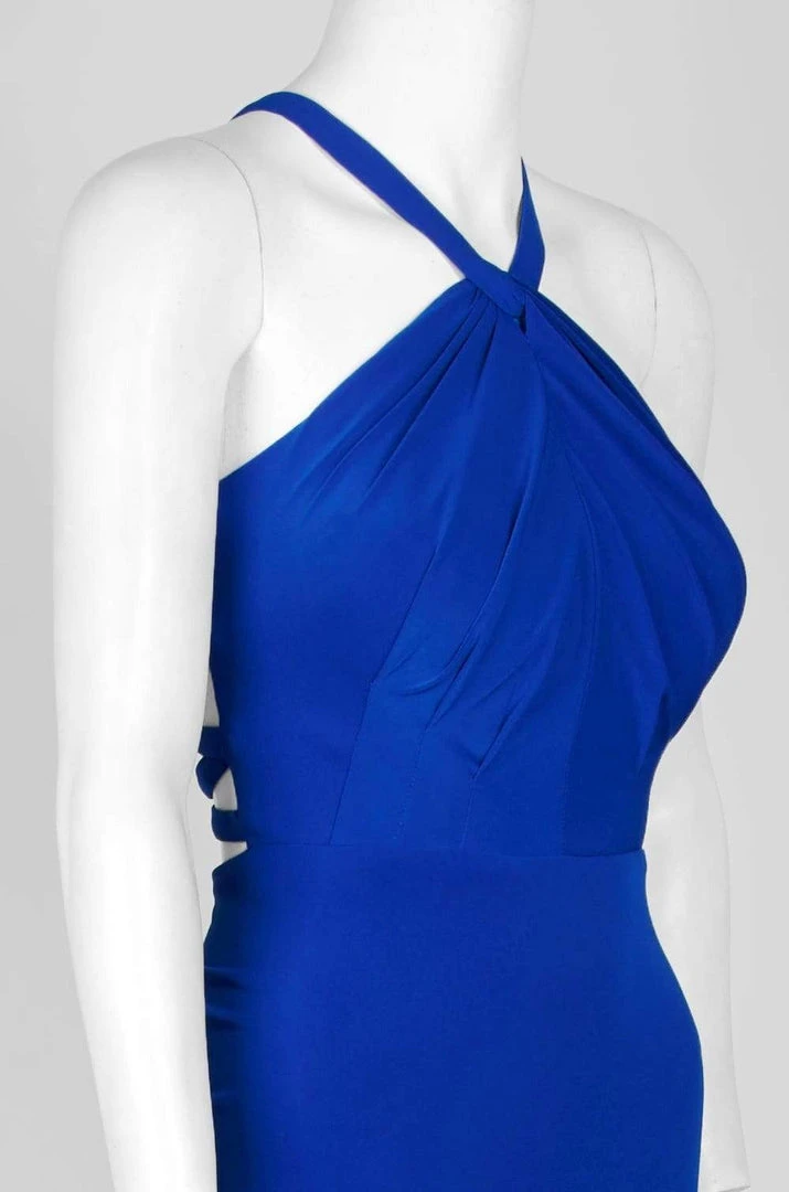 Formal Gowns Decode 1.8 - 184469 Halter Neck Flutter Jersey Column Dress 7 Formal Gowns Decode 1.8 - 184469 Halter Neck Flutter Jersey Column Dress