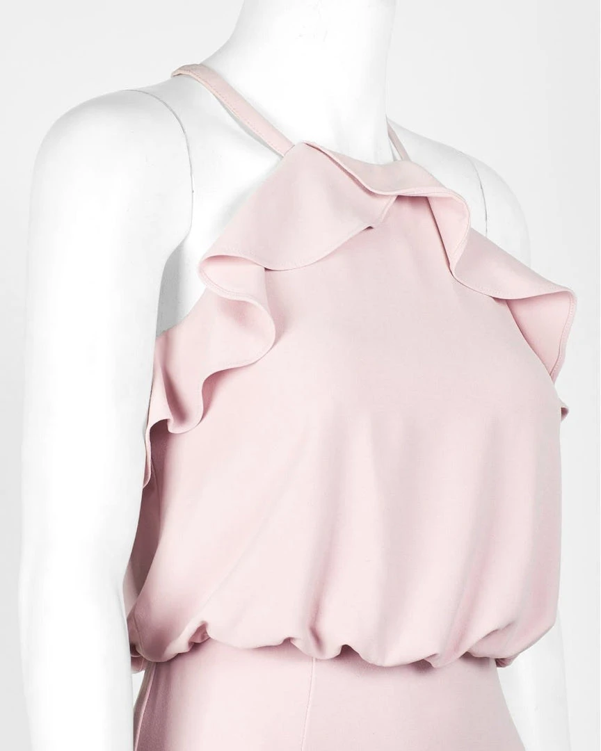 Decode 1.8 - 184609 Tiered Flounce Long Halter Dress 6 Decode 1.8 - 184609 Tiered Flounce Long Halter Dress