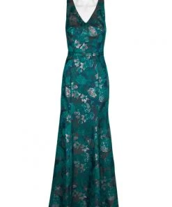 Formal Gowns Decode 1.8 - 184659 Floral Print Jacquard Trumpet Dress 9 Formal Gowns Decode 1.8 - 184659 Floral Print Jacquard Trumpet Dress