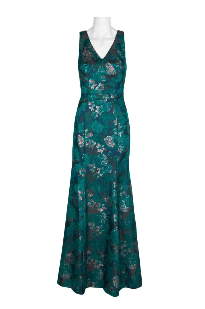 Formal Gowns Decode 1.8 - 184659 Floral Print Jacquard Trumpet Dress 5 Formal Gowns Decode 1.8 - 184659 Floral Print Jacquard Trumpet Dress