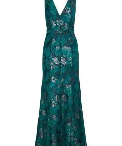 Formal Gowns Decode 1.8 - 184659 Floral Print Jacquard Trumpet Dress 10 Formal Gowns Decode 1.8 - 184659 Floral Print Jacquard Trumpet Dress