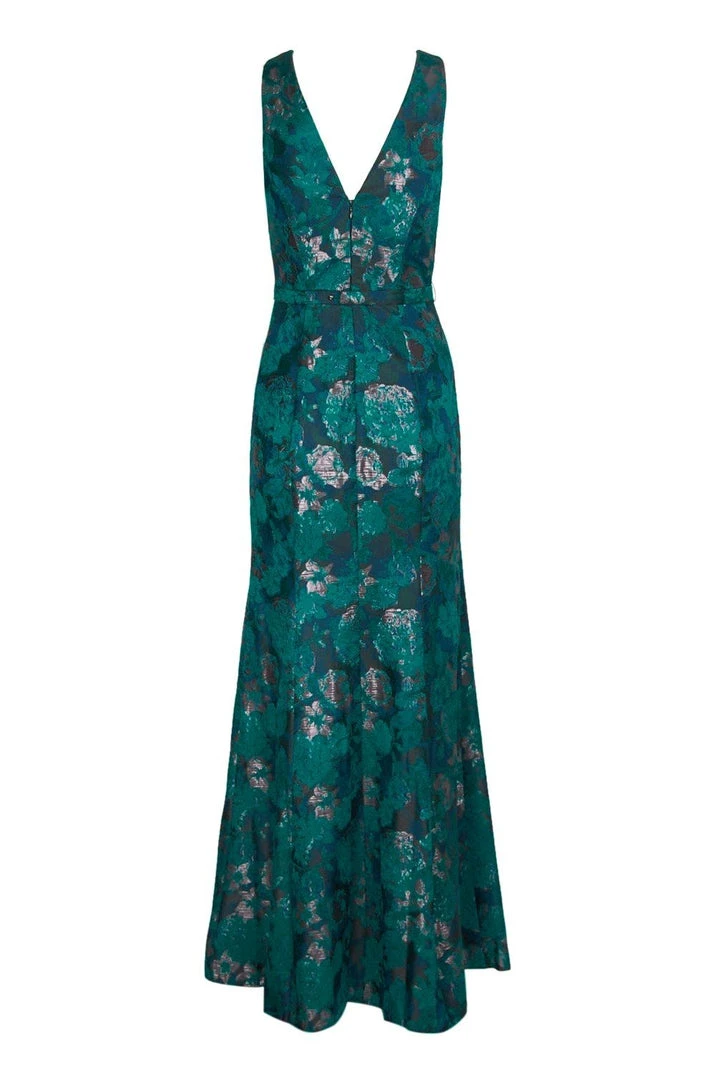 Formal Gowns Decode 1.8 - 184659 Floral Print Jacquard Trumpet Dress 6 Formal Gowns Decode 1.8 - 184659 Floral Print Jacquard Trumpet Dress