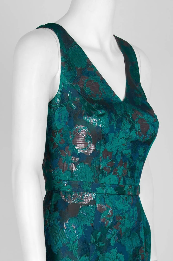 Formal Gowns Decode 1.8 - 184659 Floral Print Jacquard Trumpet Dress 7 Formal Gowns Decode 1.8 - 184659 Floral Print Jacquard Trumpet Dress