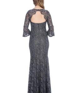 Formal Gowns Decode 1.8 - 184672 Lace Embroidered Bell Sleeve Trumpet Dress 8 Formal Gowns Decode 1.8 - 184672 Lace Embroidered Bell Sleeve Trumpet Dress