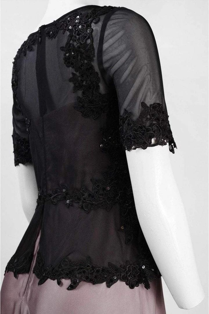 Decode 1.8 - Applique Peplum Gown 183149 5 Decode 1.8 - Applique Peplum Gown 183149