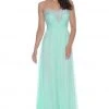 Formal Gowns Decode 1.8 - Crystal Stone Embellished Chiffon Gown 182556