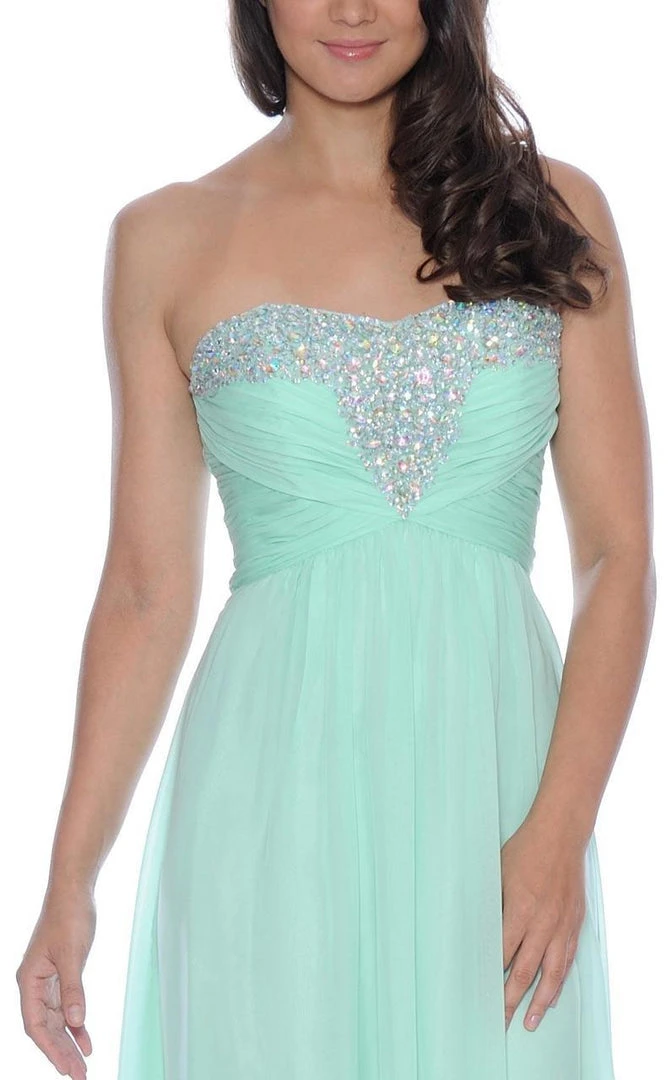 Formal Gowns Decode 1.8 - Crystal Stone Embellished Chiffon Gown 182556 5 Formal Gowns Decode 1.8 - Crystal Stone Embellished Chiffon Gown 182556