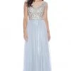 Formal Gowns Decode 1.8 - Embellished Illusion Bateau Neck Dress 182892