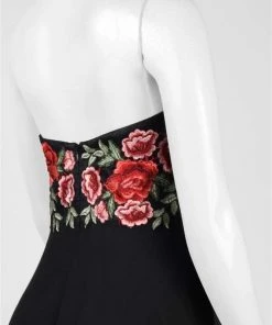 Decode 1.8 - Embroidered Sweetheart Evening Dress 184068 - 1 Pc. Black In Size 2 Available 9 Decode 1.8 - Embroidered Sweetheart Evening Dress 184068 - 1 Pc. Black In Size 2 Available