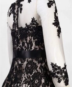 Formal Gowns Decode 1.8 - Illusion Lace Flared Gown 183174 7 Formal Gowns Decode 1.8 - Illusion Lace Flared Gown 183174