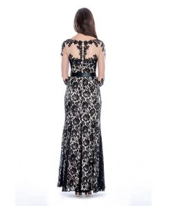 Formal Gowns Decode 1.8 - Illusion Lace Flared Gown 183174