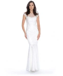 Decode 1.8 - Illusion Lace Gown 183113 Formal Gowns