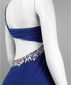 Decode 1.8 - Rhinestone Embellished One Shoulder Strap Gown 182507 Formal Gowns 9 Decode 1.8 - Rhinestone Embellished One Shoulder Strap Gown 182507 Formal Gowns