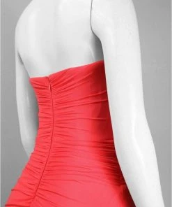 Plus Size Dresses Decode 1.8 - Strapless Bejeweled Sweetheart Evening Gown 182238