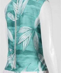 Donna Morgan - 4247M Aquarelle Cap Sleeve Drop Waist Dress - 2 Pcs Jade Multi In Sizes 10 And 12 Available 11 Donna Morgan - 4247M Aquarelle Cap Sleeve Drop Waist Dress - 2 Pcs Jade Multi In Sizes 10 And 12 Available