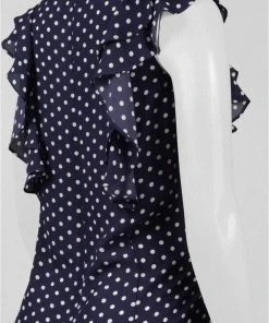 Donna Morgan - D5246M Chiffon Bateau A-line Dress Plus Size Dresses