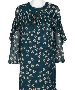 Cocktail Dresses Donna Morgan - D5513M Ruffle Long Sleeves Printed Chiffon Shift Dress 15 Cocktail Dresses Donna Morgan - D5513M Ruffle Long Sleeves Printed Chiffon Shift Dress