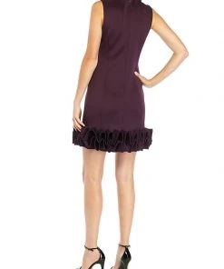 Donna Ricco - DR50182 Sleeveless Ruffle Hem Cocktail Dress Cocktail Dresses