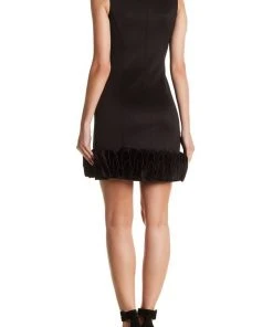 Donna Ricco - DR50182 Sleeveless Ruffle Hem Cocktail Dress Cocktail Dresses