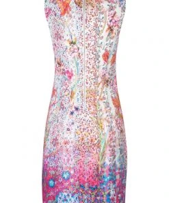 Cocktail Dresses Elie Tahari - E6033607 Multi-Print Jewel Neck Sheath Dress 10 Cocktail Dresses Elie Tahari - E6033607 Multi-Print Jewel Neck Sheath Dress