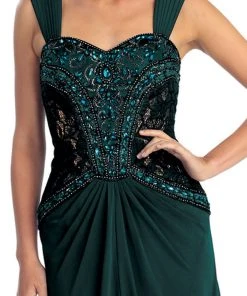 Formal Gowns Elizabeth K - GL1005 Intricate Beaded Sweetheart A-Line Gown 11 Formal Gowns Elizabeth K - GL1005 Intricate Beaded Sweetheart A-Line Gown