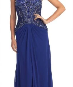 Formal Gowns Elizabeth K - GL1005 Intricate Beaded Sweetheart A-Line Gown 16 Formal Gowns Elizabeth K - GL1005 Intricate Beaded Sweetheart A-Line Gown