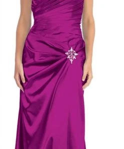 Elizabeth K - GL1019 Spliced Ruching Charmeuse Gown Formal Gowns 6 Elizabeth K - GL1019 Spliced Ruching Charmeuse Gown Formal Gowns