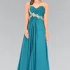 Formal Gowns Elizabeth K - GL1030 Jeweled Ruched Sweetheart Chiffon Dress 1 Formal Gowns Elizabeth K - GL1030 Jeweled Ruched Sweetheart Chiffon Dress