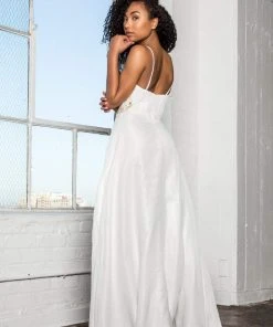 Elizabeth K - GL1071 Sleeveless Embellished Long Dress