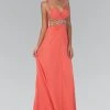 Elizabeth K - GL1082 Jeweled Ruched Sweetheart Chiffon Dress 2 Elizabeth K - GL1082 Jeweled Ruched Sweetheart Chiffon Dress