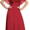 Formal Gowns Elizabeth K - GL1145 Sequined V-neck Chiffon A-line Dress 1 Formal Gowns Elizabeth K - GL1145 Sequined V-neck Chiffon A-line Dress