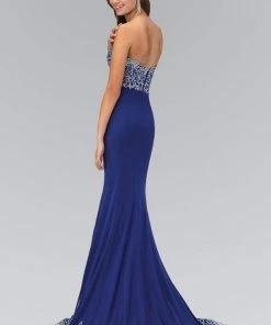 Formal Gowns Elizabeth K - GL1367 Beaded Sweetheart Mermaid Gown 6 Formal Gowns Elizabeth K - GL1367 Beaded Sweetheart Mermaid Gown