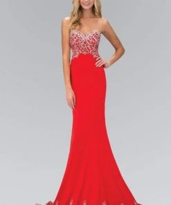 Formal Gowns Elizabeth K - GL1367 Beaded Sweetheart Mermaid Gown 7 Formal Gowns Elizabeth K - GL1367 Beaded Sweetheart Mermaid Gown