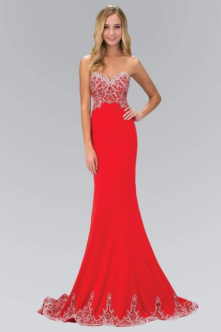 Formal Gowns Elizabeth K - GL1367 Beaded Sweetheart Mermaid Gown 5 Formal Gowns Elizabeth K - GL1367 Beaded Sweetheart Mermaid Gown