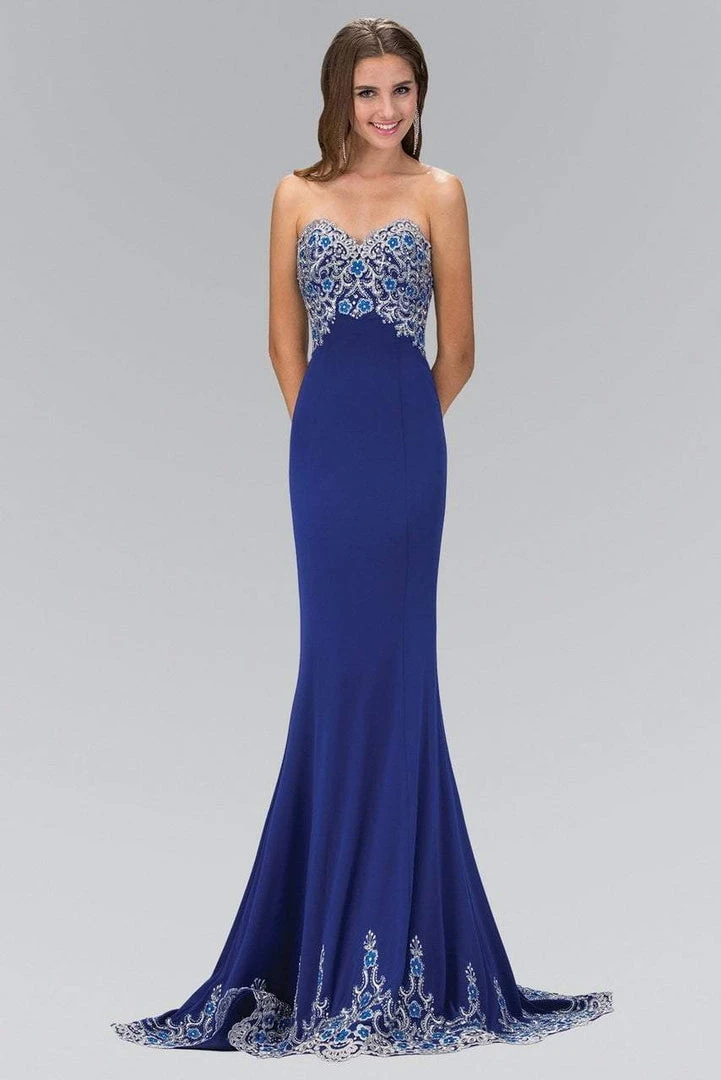 Formal Gowns Elizabeth K - GL1367 Beaded Sweetheart Mermaid Gown 3 Formal Gowns Elizabeth K - GL1367 Beaded Sweetheart Mermaid Gown
