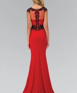 Formal Gowns Elizabeth K - GL1380 Embellished Scoop Neck Jersey Gown 6 Formal Gowns Elizabeth K - GL1380 Embellished Scoop Neck Jersey Gown