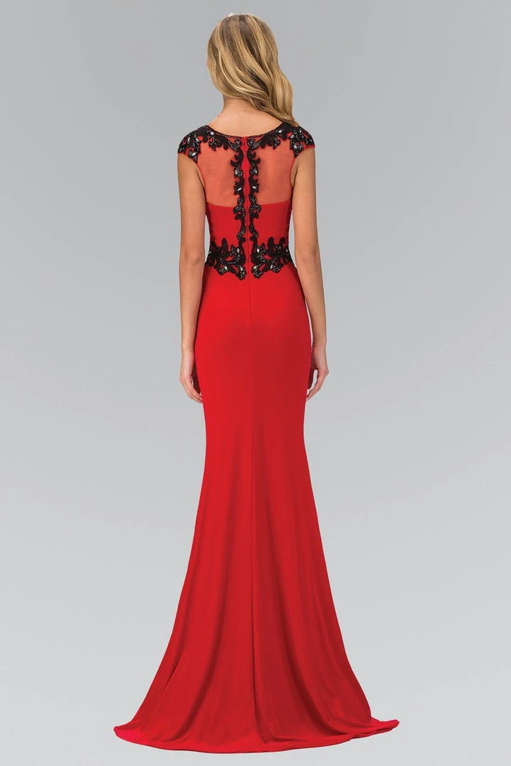 Formal Gowns Elizabeth K - GL1380 Embellished Scoop Neck Jersey Gown 4 Formal Gowns Elizabeth K - GL1380 Embellished Scoop Neck Jersey Gown