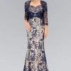 Elizabeth K - GL1419 Embellished Lace Sweetheart Trumpet Dress 2 Elizabeth K - GL1419 Embellished Lace Sweetheart Trumpet Dress
