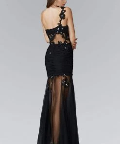 Elizabeth K - GL2012 Laced Sweetheart Tulle Trumpet Dress Formal Gowns 7 Elizabeth K - GL2012 Laced Sweetheart Tulle Trumpet Dress Formal Gowns